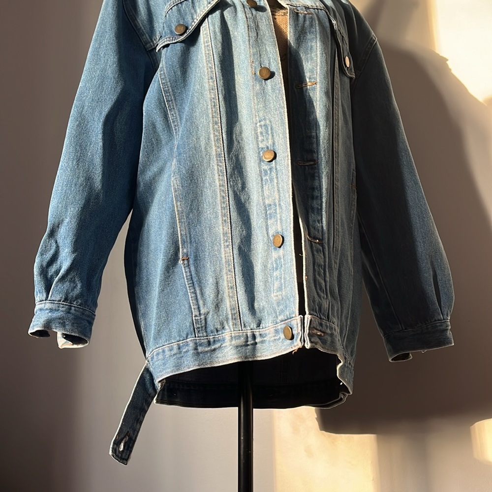 vintage visa classic denim jean jacket